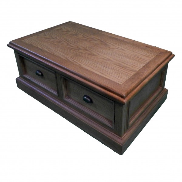 Dundee Oak Coffee Table w/ 2 Drawers